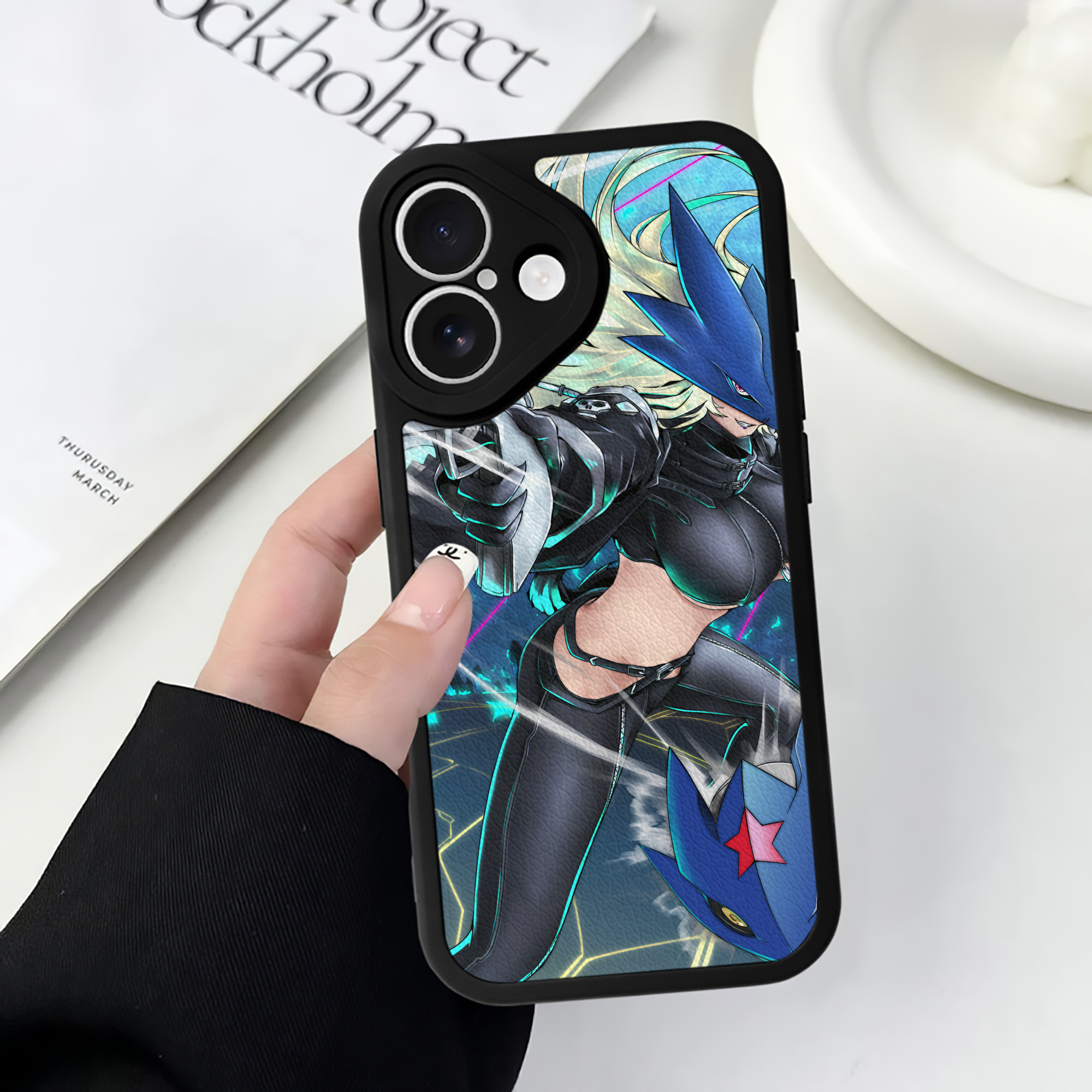 （画像用） Digimon デジタルモンスター/デジモン 【iPhone 16シリーズ対応】シリコンスマホケース（レザー調） 材質：シリコン